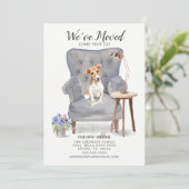 Jack Russell Moving Announcement Aankondiging (Staand voorkant)