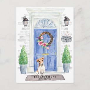 Jack Russell Moving Announcement Briefkaart