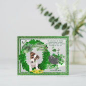 Jack Russell - Nieuwe Pup 1 St Patty's - Je hebt p Briefkaart (Staand voorkant)