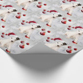 Jack Russell Nummer 2 - kerstcadeauverpakking Cadeaupapier (Hoek)