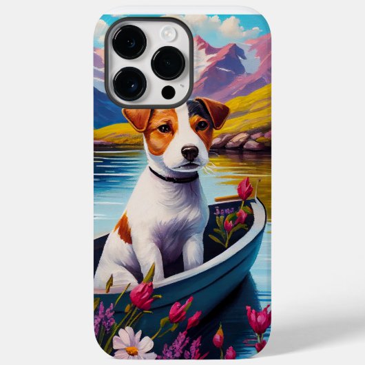 Jack Russell op een peddel: Een Schilderachtig avo Case-Mate iPhone Case (Achterkant)