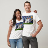 Jack Russell Pair 4 - Sterrennacht T-shirt (Unisex)