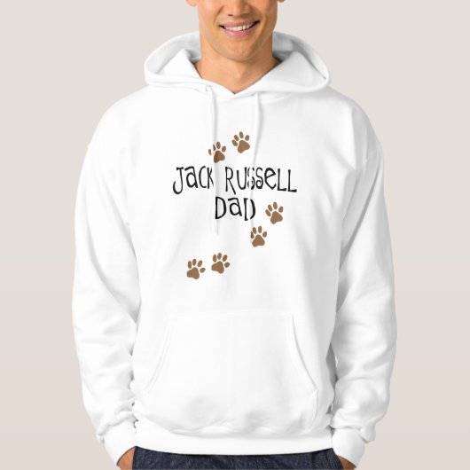 Jack Russell papa Hoodie (Voorkant)