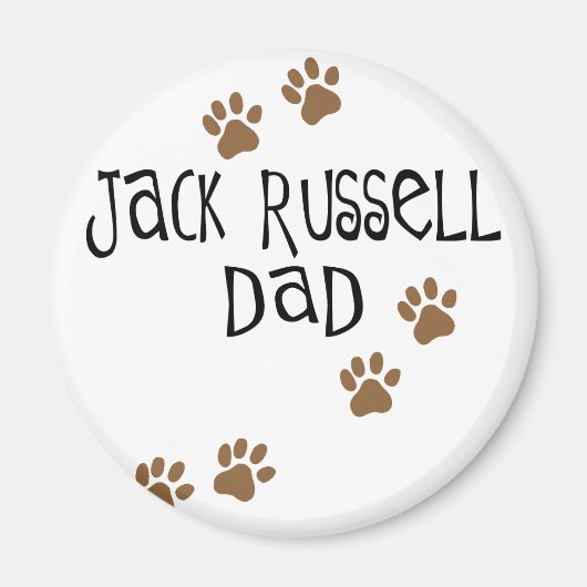 Jack Russell papa Magneet (Voorkant)