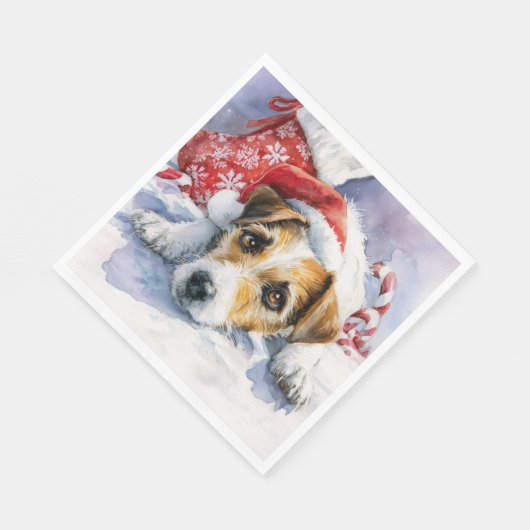 Jack Russell Paper Napkin Servet (Hoek)