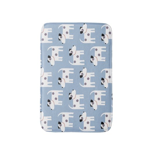 Jack Russell Parson Terrier Dog Pattern Badmat (Voorkant Verticaal)
