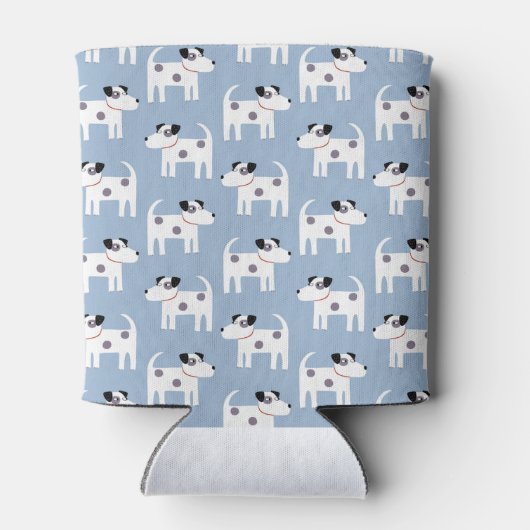 Jack Russell Parson Terrier Dog Pattern Blikjeskoeler (Achterkant)