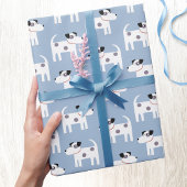 Jack Russell Parson Terrier Dog Pattern Cadeaupapier