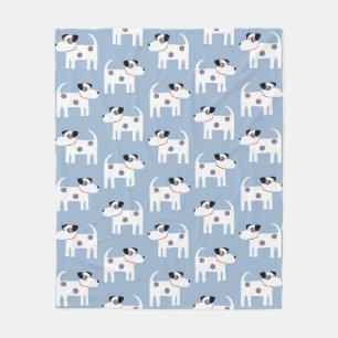 Jack Russell Parson Terrier Dog Pattern Fleece Deken