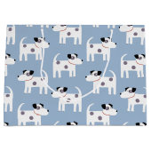 Jack Russell Parson Terrier Dog Pattern Groot Cadeauzakje (Voorkant)