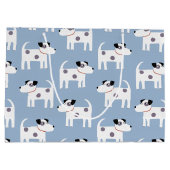 Jack Russell Parson Terrier Dog Pattern Groot Cadeauzakje (Achterkant)