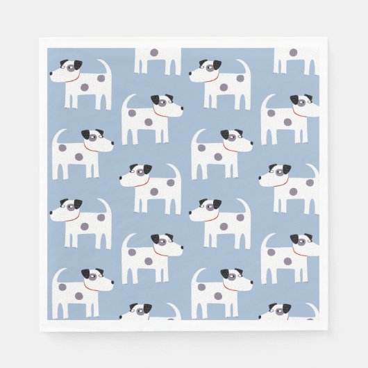 Jack Russell Parson Terrier Dog Pattern Servet (Voorkant)
