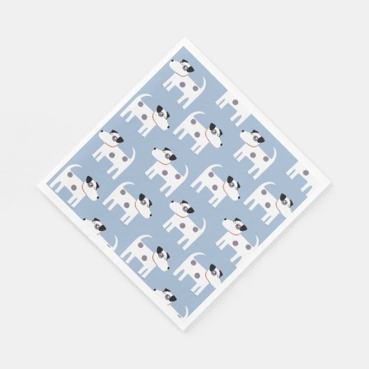 Jack Russell Parson Terrier Dog Pattern Servet (Hoek)