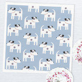 Jack Russell Parson Terrier Dog Pattern Servet