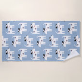 Jack Russell Parson Terrier Dog Pattern Strandlaken (Voorkant)