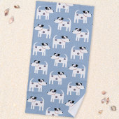 Jack Russell Parson Terrier Dog Pattern Strandlaken