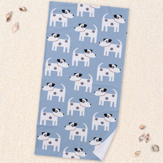 Jack Russell Parson Terrier Dog Pattern Strandlaken