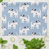 Jack Russell Parson Terrier Dog Pattern Theedoek (Gevouwen)