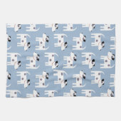 Jack Russell Parson Terrier Dog Pattern Theedoek (Horizontaal)