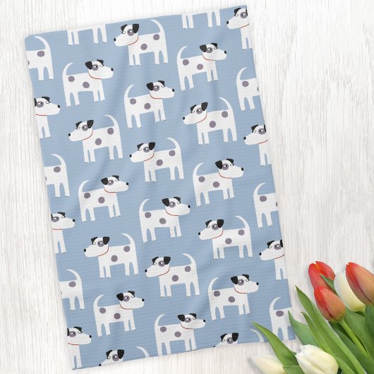 Jack Russell Parson Terrier Dog Pattern Theedoek
