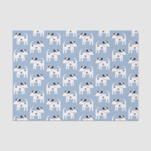 Jack Russell Parson Terrier Dog Pattern Tissuepapier