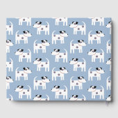 Jack Russell Parson Terrier Hond gepersonaliseerd Gastenboek (Achterkant)