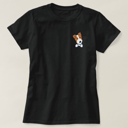 Jack Russell Pocket Puppy T-shirt (Design voorkant)