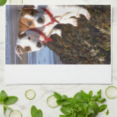 Jack Russell Puppies Theedoek (Gevouwen)