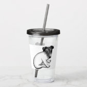 Jack Russell Puppy 10 weken oud Acryl Drinkbeker (Achterkant)