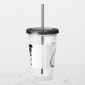 Jack Russell Puppy 10 weken oud Acryl Drinkbeker (Rechts)