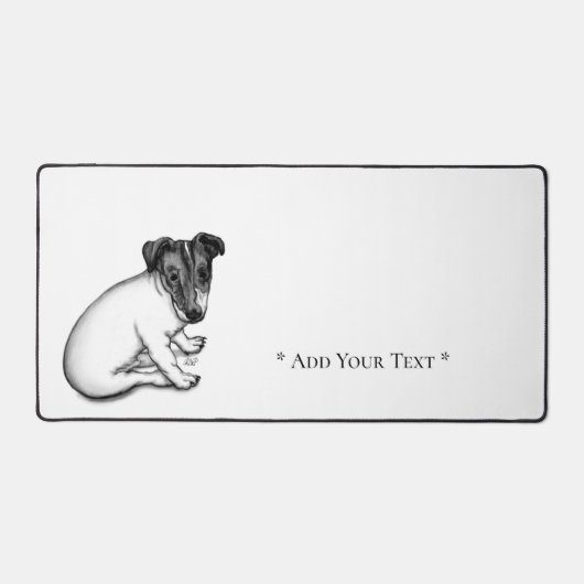 Jack Russell Puppy 10 weken oud Bureaumat (Voorkant)