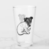 Jack Russell Puppy 10 weken oud Glas (Achterkant)
