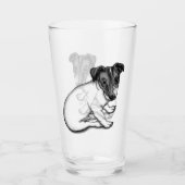 Jack Russell Puppy 10 weken oud Glas (Voorkant)