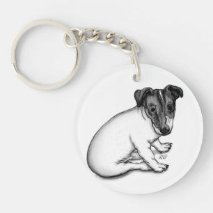 Jack Russell puppy 10 weken oud Sleutelhanger