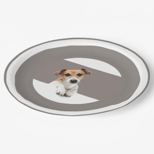 Jack Russell Puppy Dog Cute Schattig Sweet Papieren Bordje (Gekanteld)