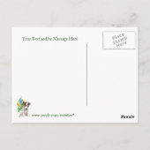 Jack Russell Puppy Nummer 1 Happy St Patricks Day Briefkaart (Achterkant)