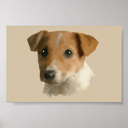 Jack Russell Puppy Poster (Voorkant)