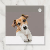 Jack Russell Puppy Sweet Schattig Baby Jack Bedankjes Labels (Achterkant)