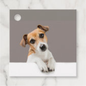 Jack Russell Puppy Sweet Schattig Baby Jack Bedankjes Labels (Voorkant)