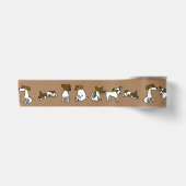 Jack Russell Satijnen Lint (Voorkant)
