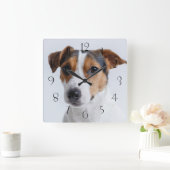 Jack russell terrer vierkante klok (Huis)