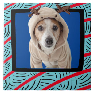 Jack Russell Terrier aangepast foto-lijst Tegeltje