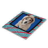 Jack Russell Terrier aangepast foto-lijst Tegeltje (Zijkant)