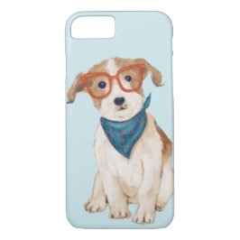 Jack Russell Terrier (achtergrondkleur bewerkbaar) Case-Mate iPhone Case
