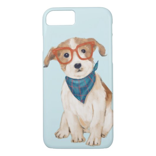 Jack Russell Terrier (achtergrondkleur bewerkbaar) Case-Mate iPhone Case (Achterkant)