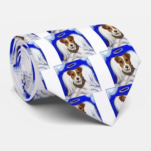 Jack Russell Terrier Angel Stropdas (Opgerold)