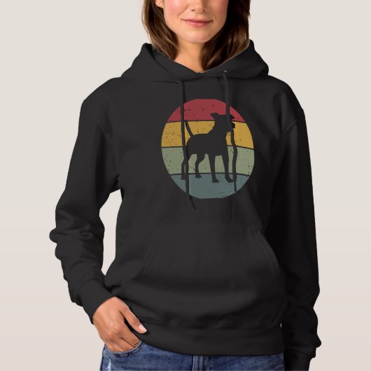 Jack Russell Terrier Antiek Hoodie (Voorkant)
