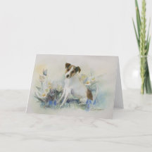 Jack Russell Terrier Aquarel Honden Schilderij Kaa