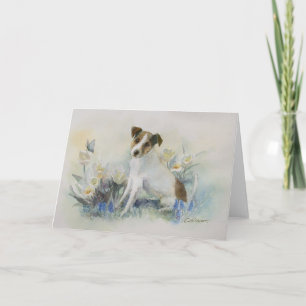 Jack Russell Terrier Aquarel Honden Schilderij Kaa Kaart