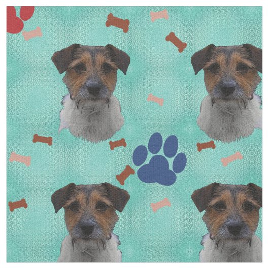 Jack Russell Terrier Art Stof (Close Up)